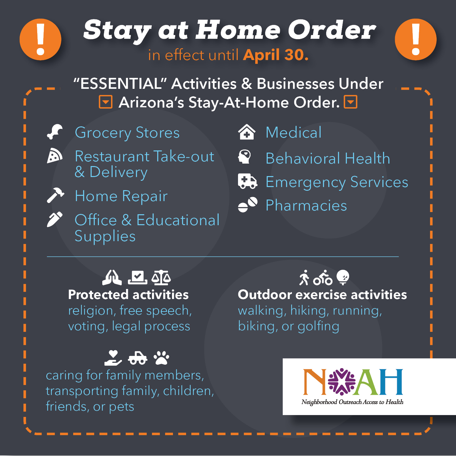 stay at home order