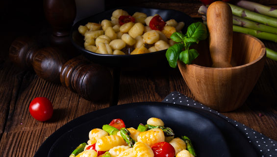 Gnocchi with roasted veggies