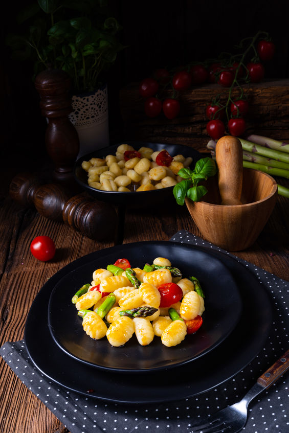Gnocchi with roasted veggies