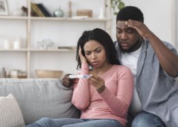 Pareja con problemas de infertilidad