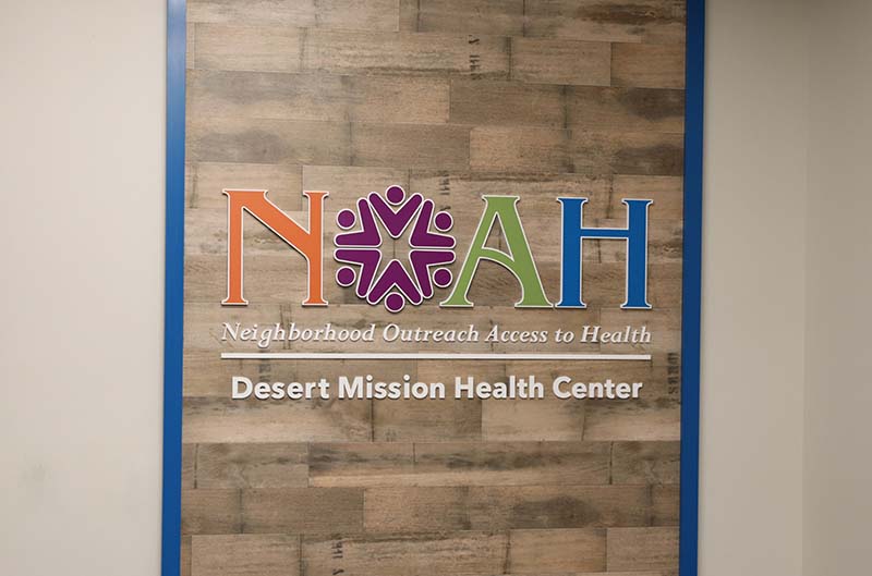 Desert Mission Health Center Feature Wall