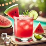 watermelon grapefruit cold drink