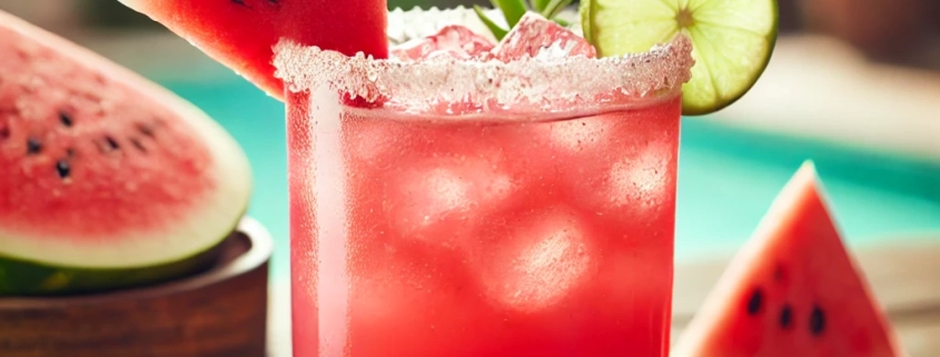 watermelon grapefruit cold drink